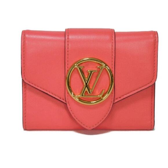 Louis Vuitton Pont 9 Leather Compact Wallet ✨ - Picture 1 of 5
